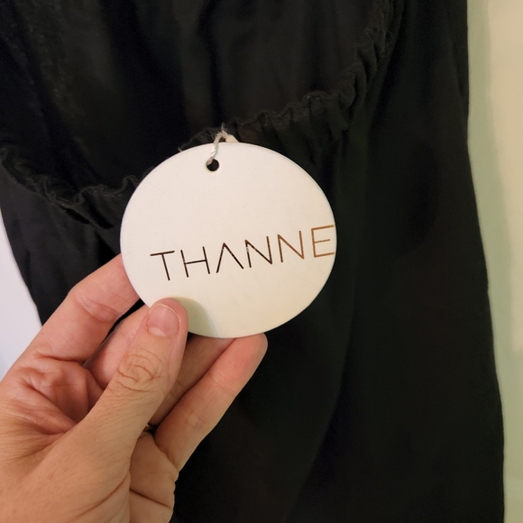 NWT Thanne Linen & Cotton Dress with Cutouts and Open Back ๐ Sz 6 - Picture 5 of 6